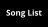 Song List